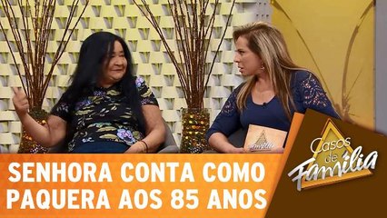 Senhora conta como paquera aos 85 anos