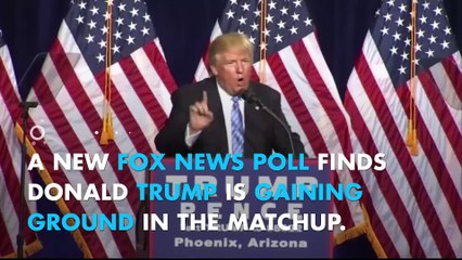 Poll: Trump trails Clinton by two points