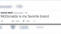 Kanye West Tweets His Love for McDonald's and The Fast Food Giant Responds