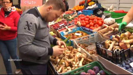 Carne de jabalí con hongos y risotto de cebada | Euromaxx