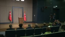 Cumhurbaşkanı Erdoğan, Seyahati Öncesi Esenboğa'da Gazetecilere Açıklamalarda Bulundu (1)