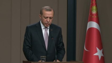Cumhurbaşkanı Erdoğan: " Şehirlerimize Roketlerle Yapılan Saldırıları Biz Duymamazlıktan Gelemeyiz.