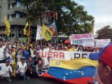 Manifestantes en Santa Mónica exigieron Revocatorio