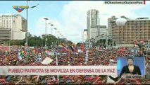 Seguidores chavistas se manifiestan en apoyo a Nicolás Maduro