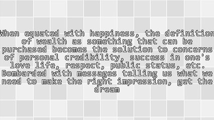 What Is Wealth? Part 2: Suckered by a Commercial Definition