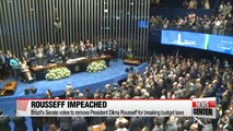 Brazil Pres. Rousseff impeached, Temer sworn in as new leader