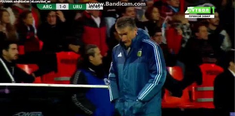 Paulo Dybala Get Red Card - Argentina 1-0 Uruguay - 02-09-2016