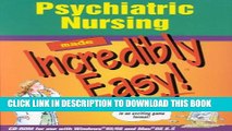 [PDF] Psychiatric Nursing Made Incredibly Easy! (CD-ROM for Windows and Macintosh) Full Collection