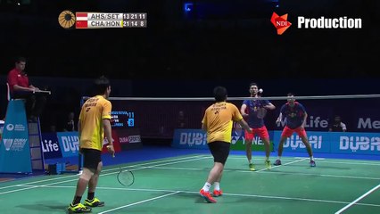 Best Smash And Defense of Mohammad Ahsan_Hendra Setiawan - Dubai World Superseries Finals 2015