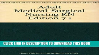 [PDF] Adult Medical-Surgical Nursing RN Edition 7.1 (CONTENT MASTERY SERIES) Full Online