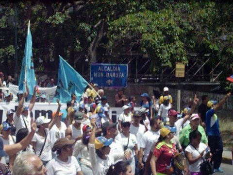 Así transcurrió la marcha desde Bello Monte este 1° de septiembre