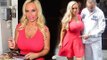 Coco Austin Flaunts CLEAVAGE In Figure Hugging Dress