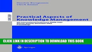 [PDF] Practical Aspects of Knowledge Management Full Collection