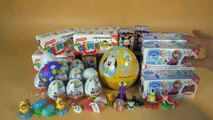70 Suprise Eggs Disney Frozen,Kinder Surprise Egg, Mickey, Minnie,Minions