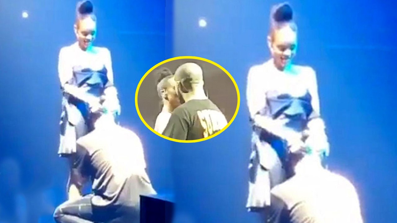 Drake Buries His Face In Rihanna’s Cr*tch On Stage in Miami Concert