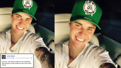 Justin Bieber Confirms He’s ‘Taking A Break’ In Super Happy Selfie