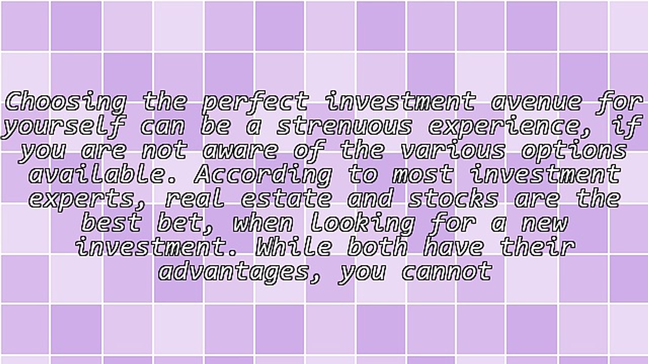 The Pros And Cons Of Investing In Real Estate Vs Stock