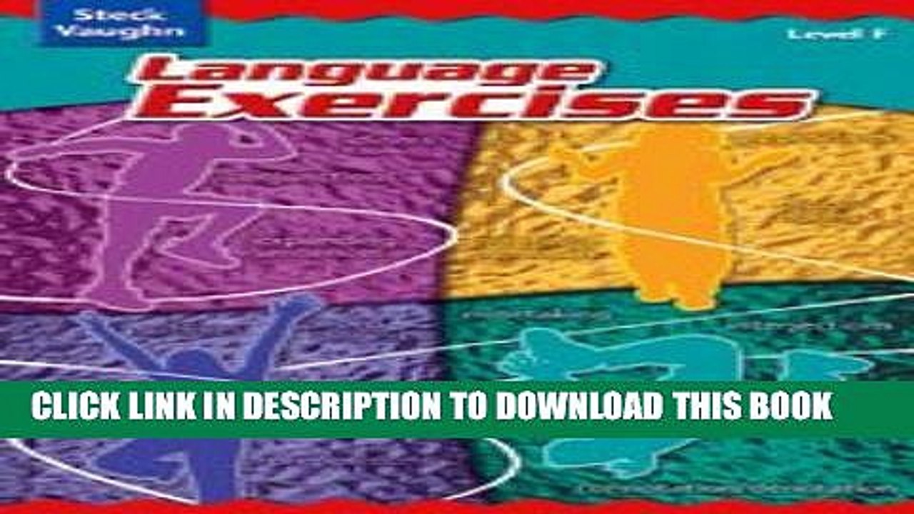 [PDF] Steck-Vaughn Language Exercises: Student Edition Grade 6 Level F Popular Colection