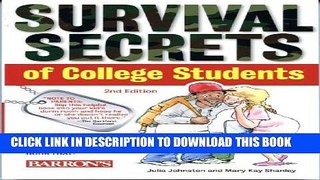 New Book Survival Secrets of College Students
