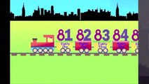 Learning Numbers, Learn Counting, 81 to 90, the number train learning for kids