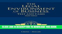 Collection Book The Legal Environment of Business: Text and Cases