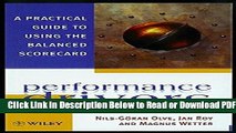 [Get] Performance Drivers: A Practical Guide to Using the Balanced Scorecard Popular New