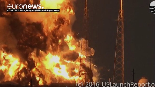 США: взрыв ракеты компании SpaceX на мысе Канаверал