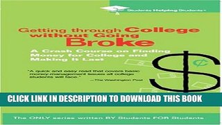 New Book Getting Through College without Going Broke: A crash course on finding money for college
