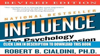 Collection Book Influence: The Psychology of Persuasion, Revised Edition