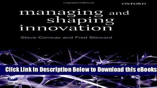 [Reads] Managing And Shaping Innovation Online Books