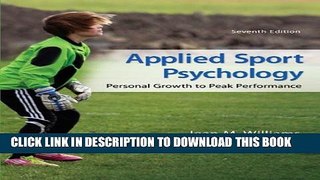 New Book Applied Sport Psychology: Personal Growth to Peak Performance