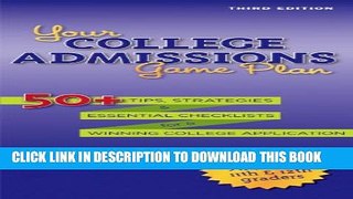 Collection Book Your College Admissions Game Plan: 50+ tips, strategies, and essential checklists