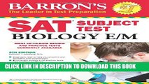 New Book Barron s SAT Subject Test Biology E/M, 5th Edition