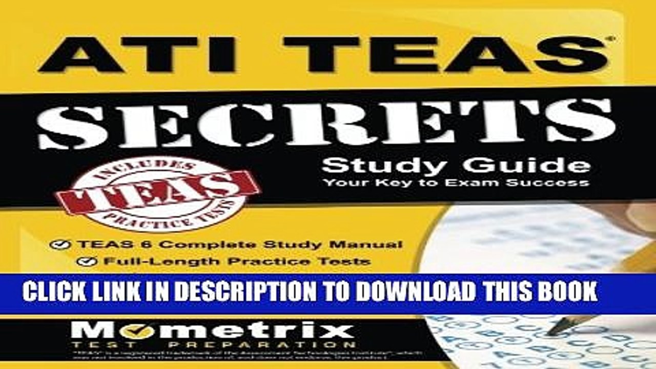 [PDF] ATI TEAS Secrets Study Guide: TEAS 6 Complete Study Manual, Full-Length Practice Tests,