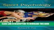 Collection Book Sport Psychology: Concepts and Applications