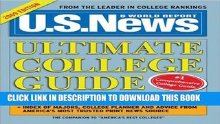 Collection Book U.S. News Ultimate College Guide 2009, 6E