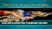 New Book Sport Psychology: Concepts and Applications