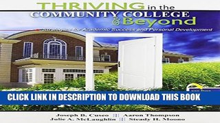 Collection Book Thriving in the Community College and Beyond: Strategies for Academic Success and
