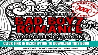 New Book Bad Boyz of Romance Adult Coloring Book