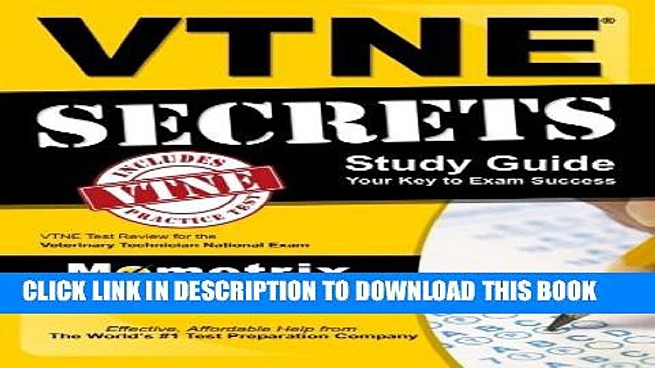 [PDF] VTNE Secrets Study Guide: VTNE Test Review for the Veterinary Technician National Exam Full