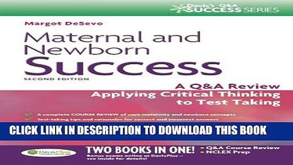 [PDF] Maternal and Newborn Success: A Q A Review Applying Critical Thinking to Test Taking (Davis