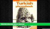 FAVORIT BOOK Lonely Planet Turkish Phrasebook (Lonely Planet Language Survival Kit) (English and
