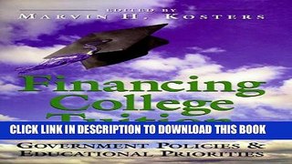 New Book Financing College Tuition: Goverment Pollicies and Educatioanl Priorities