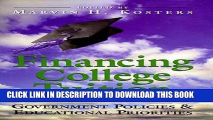 New Book Financing College Tuition: Goverment Pollicies and Educatioanl Priorities