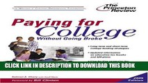 New Book Paying for College Without Going Broke, 2005 Edition (College Admissions Guides)