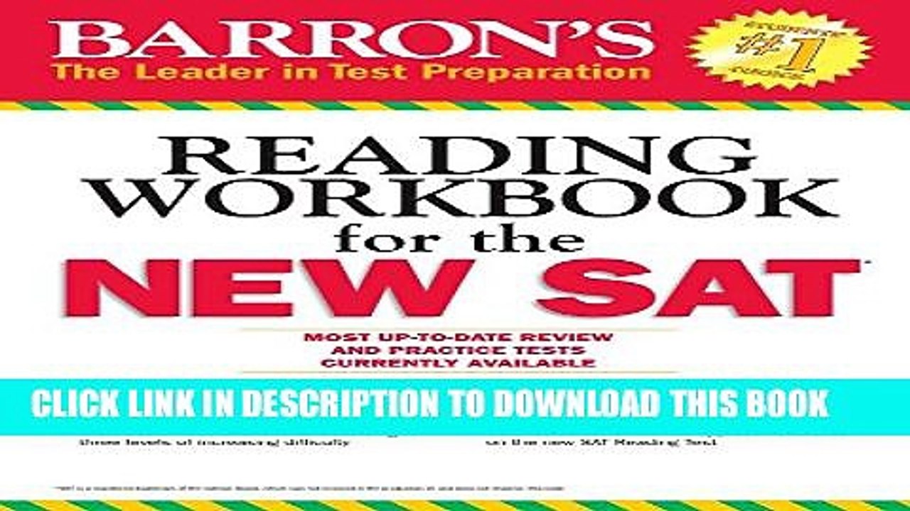 [PDF] Barron s Reading Workbook for the NEW SAT (Critical Reading Workbook for the Sat) Popular