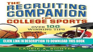 Collection Book The Recruiting Companion for College Sports: Over 100 Winning Tips