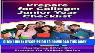 Collection Book Prepare for College: Junior Year Checklist