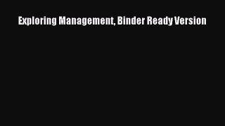 [PDF] Exploring Management Binder Ready Version Popular Online