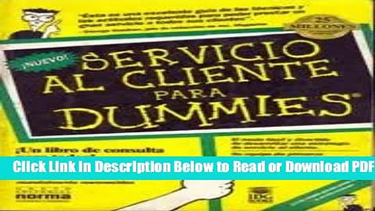 [Get] Servicio al Cliente Para Dummies Free Online